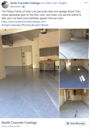 Facebook Ad For Concrete Flooring Contractors